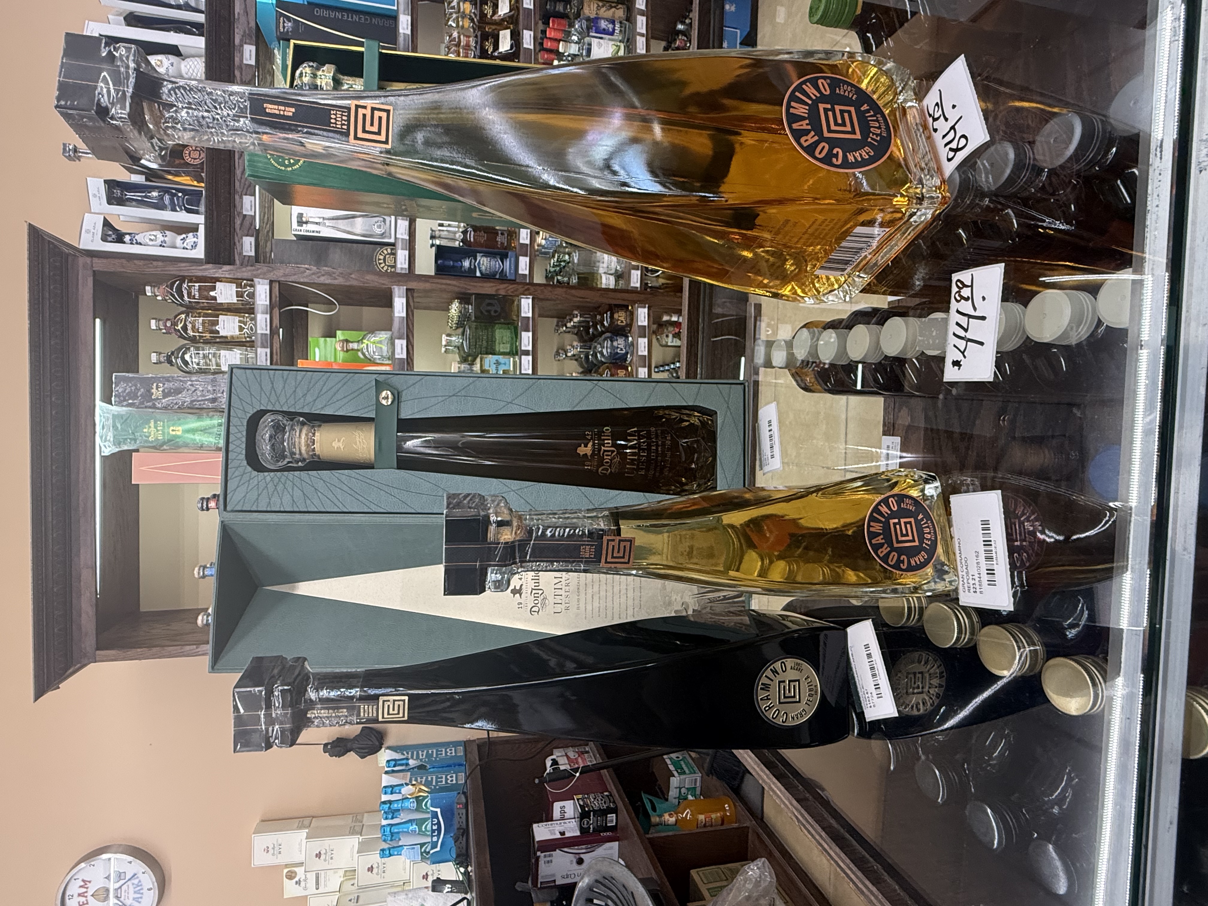 Tequila display