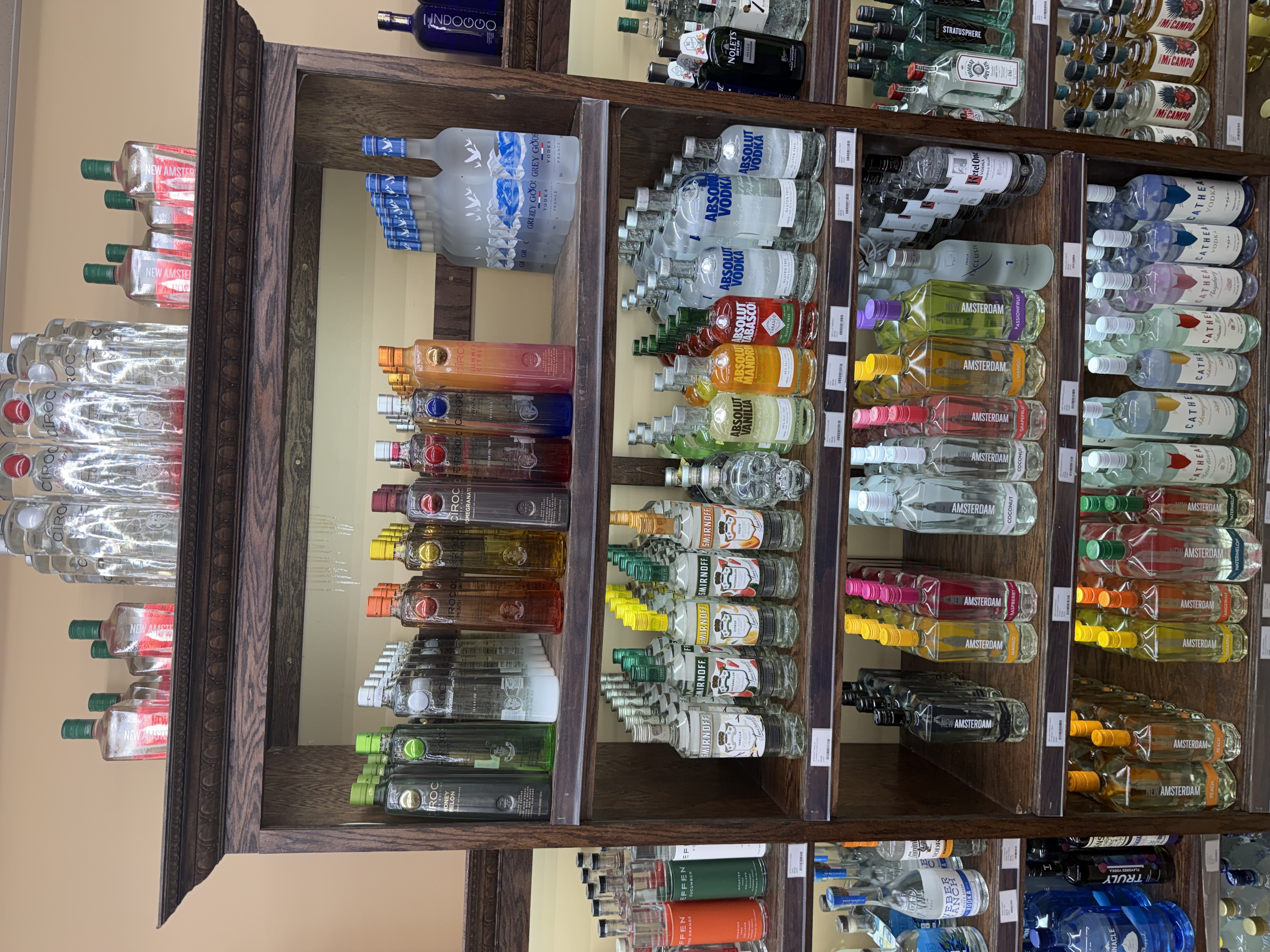 Vodka display